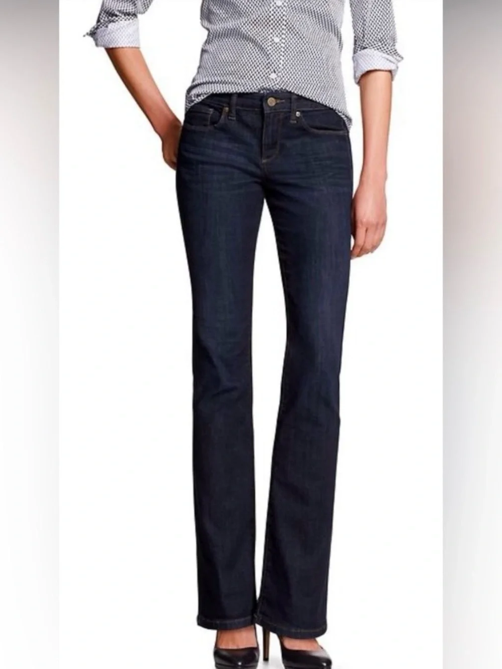 Banana Republic Jeans 27 Long Tall Slim Bootcut Classic Stretch